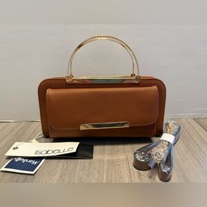 Isabelle Elegant Crossbody Cell Phone Wallet on Chain Purse